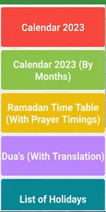 Islamic Hijri Calendar 2023 screenshot 2
