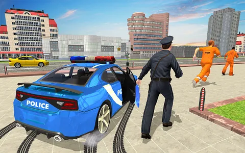 Drive Police Car Gangster Game screenshot 1