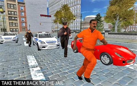 Drive Police Car Gangster Game screenshot 10