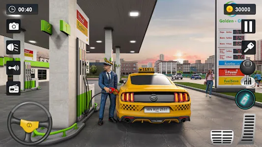 Taxi Simulator 3D - Taxi Games screenshot 1