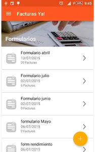 Facturas Ya! screenshot 0