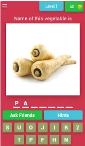 Name of Vegetable Quiz screenshot 0