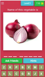 Name of Vegetable Quiz screenshot 3