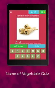 Name of Vegetable Quiz screenshot 6