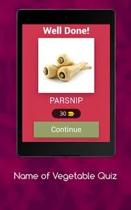 Name of Vegetable Quiz screenshot 7