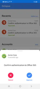 Octopus Authenticator screenshot 1