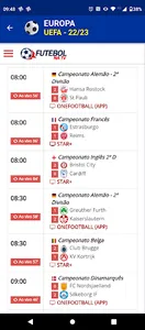 Futebol Europeu screenshot 5