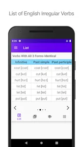 English Irregular Verbs screenshot 0