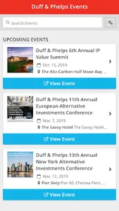 Duff & Phelps Events screenshot 0