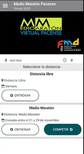 Medio Maratón Virtual Pacense screenshot 0