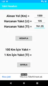 Yakıt Hesapla screenshot 1