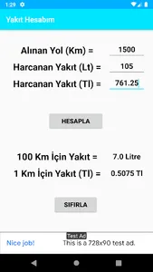 Yakıt Hesapla screenshot 2