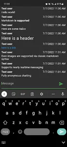 Masque — Anonymous Chat Client screenshot 1