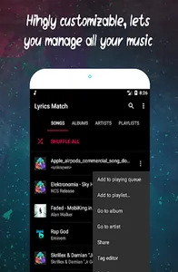 Lyrics Match Pro : Music Playe screenshot 4