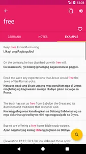 Cebuano English Dictionary screenshot 2