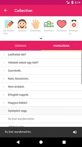 German Hungarian Dictionary screenshot 5