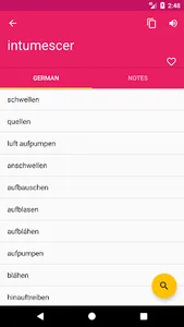 German Portuguese Dictionary screenshot 1