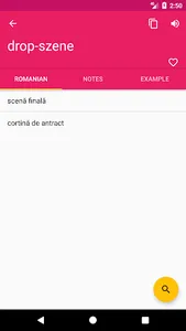 German Romanian Dictionary screenshot 1