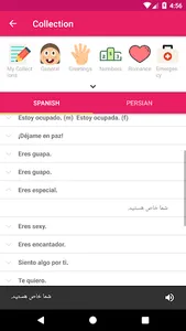 Spanish Persian Dictionary screenshot 4
