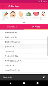 Indonesian Japanese Dictionary screenshot 5