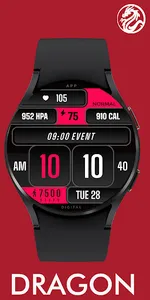 Analog watch face klasik D12 screenshot 0