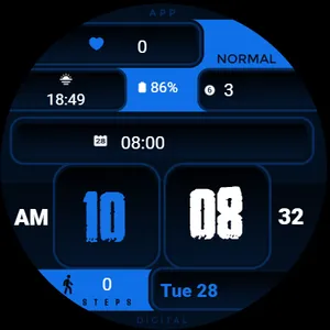 Analog watch face klasik D12 screenshot 4