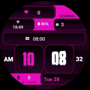 Analog watch face klasik D12 screenshot 5