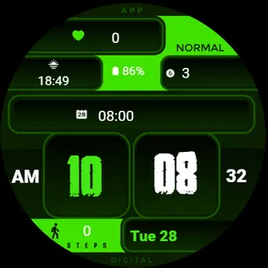 Analog watch face klasik D12 screenshot 6