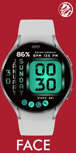 Analog class watch face D13 screenshot 2