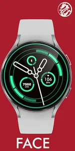 Analog fit watch face D8 screenshot 2