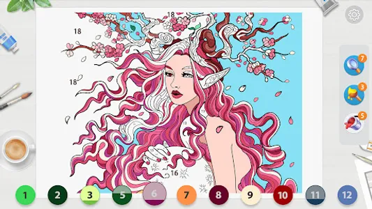 Anime Paint - ASMR Color screenshot 15