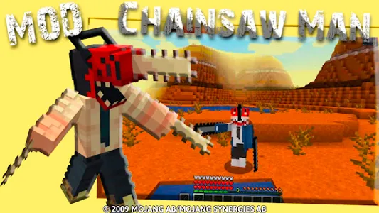 Chainsaw Man Mods Minecraft PE screenshot 2