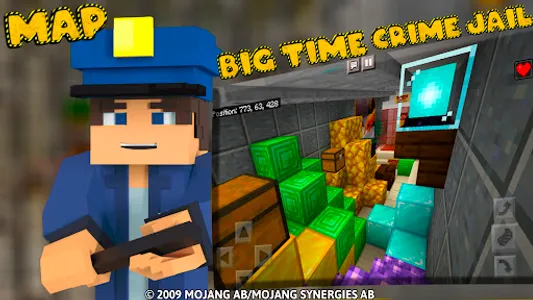 Big Time Crime Jail Maps MCPE screenshot 5