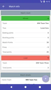 Herts League Results Reporting screenshot 3