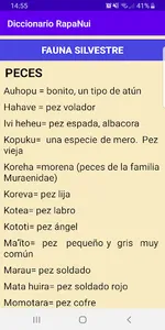 Diccionario Rapanui screenshot 4