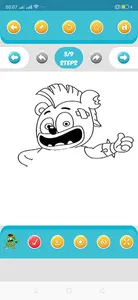 Drawing and coloraing gummy be screenshot 2