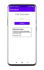 Food Calorie Detector screenshot 1