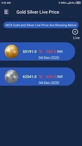 Gold Silver Live Price screenshot 1