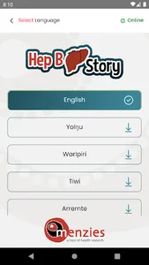 HepB Story - Menzies (MSHR) screenshot 1