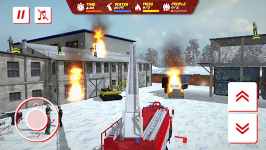 USSR Winter Rescue Fire Trucks screenshot 9