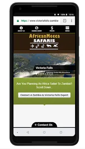 Zambia Safari Victoria Falls screenshot 1