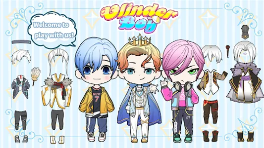 Vlinder Boy: Dress up games screenshot 0