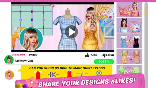 Fashion Tailor Dress Up Games screenshot 4