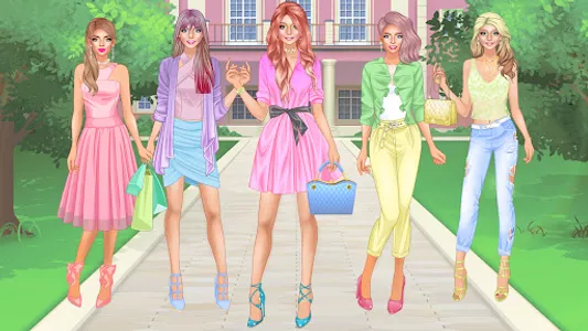 Pastel Dress Up: BFF Sisters screenshot 15