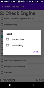 Pre-Trip Inspection screenshot 0