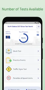 ND DOT Driver Test Permit screenshot 2