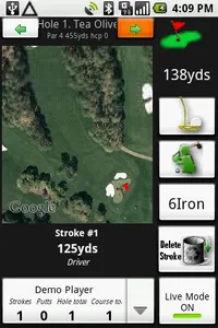 DroidCaddie Golf(Free version) screenshot 0