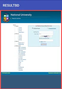 Exam Result and Notice - Bangl screenshot 1