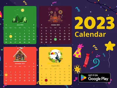 Calendar 2023 :Diary, Holidays screenshot 0