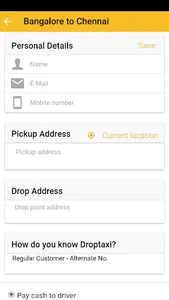 droptaxi screenshot 2